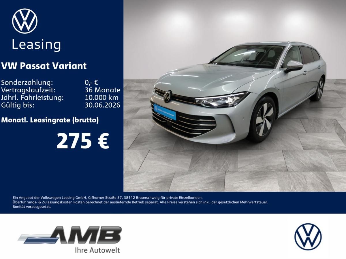 Volkswagen Passat Variant Business 1.5 eHybrid AHK/HuD/Navi Leasing