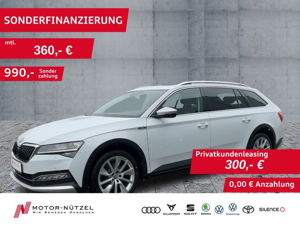 Skoda Superb Combi SCOUT 2.0 TDI 4x4 DSG LED+AHK+PANO Leasing