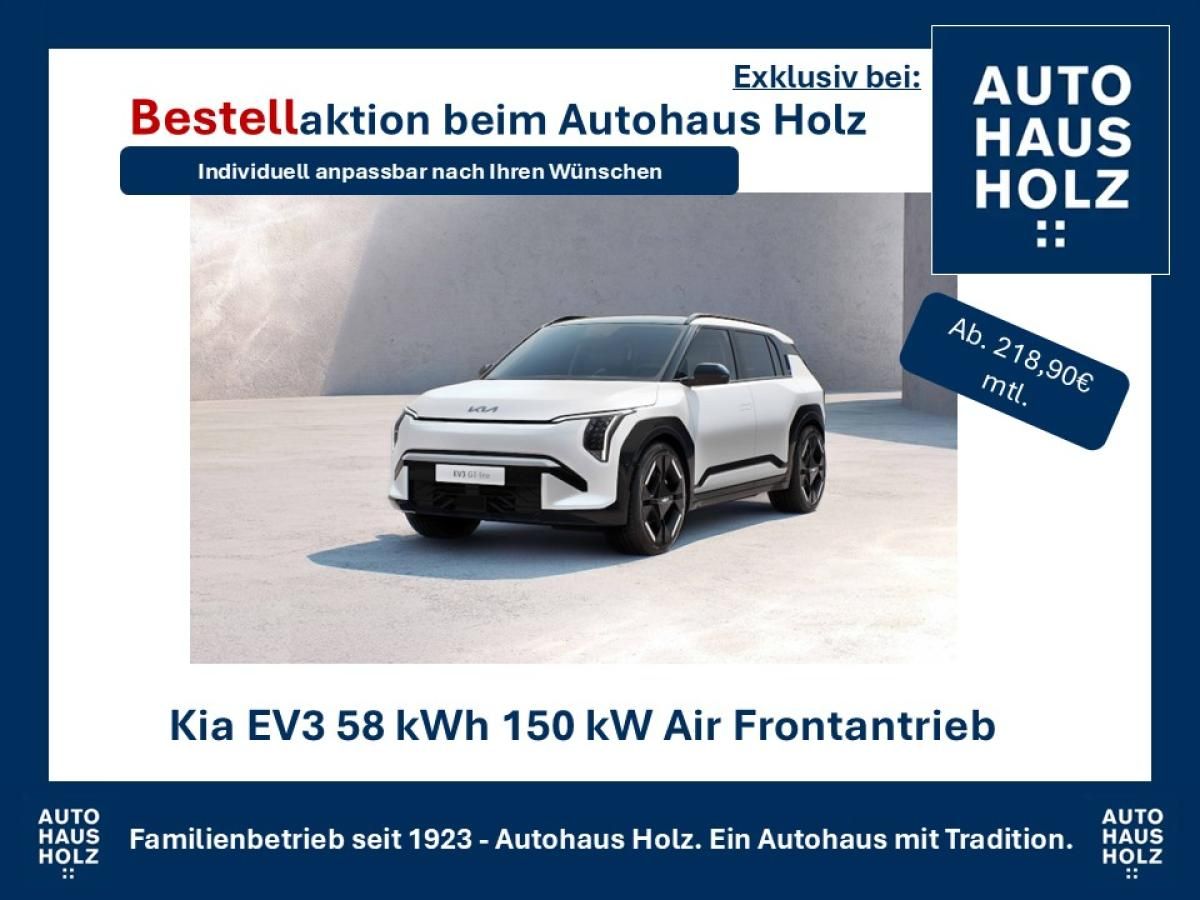 Kia EV3 58 kWh 150 kW Air Frontantrieb Leasing