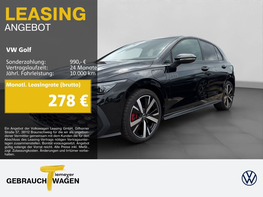 Volkswagen Golf GTE BLACK DCC AHK HuD 360° Leasing