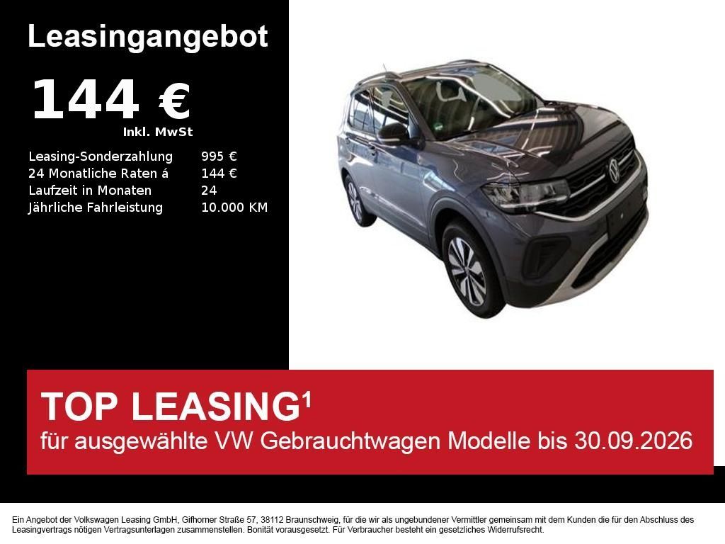 Volkswagen T-Cross GOAL 1.0 TSI ACC+KAMERA+LED+NAVI Leasing