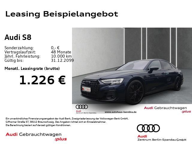 Audi S8 *PANO*StdHz*MATRIX*HuD*B&O*AHK*360°* Leasing