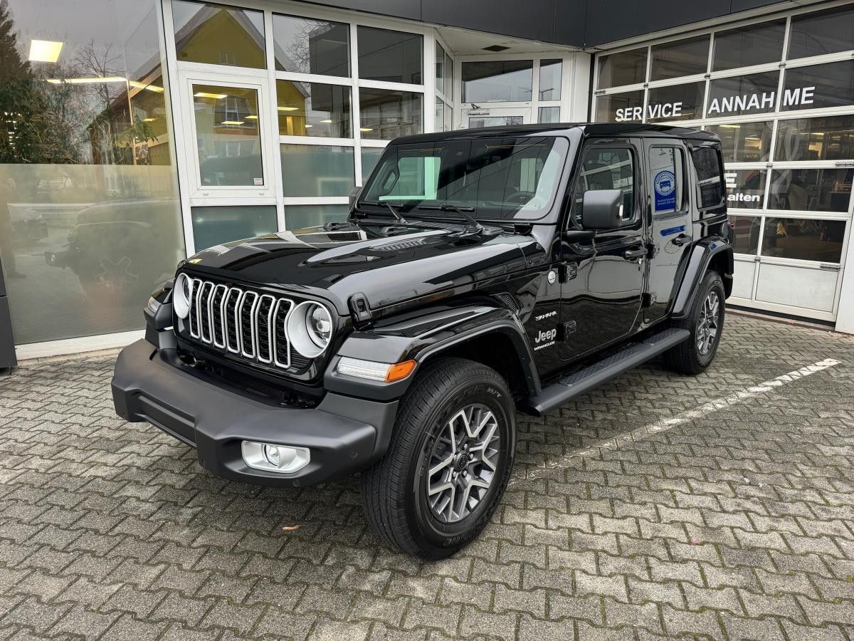 Jeep Wrangler 2.0 T-GDI Sahara Sky One Touch 2 Farben verfügbar Abholung Mannheim Leasing