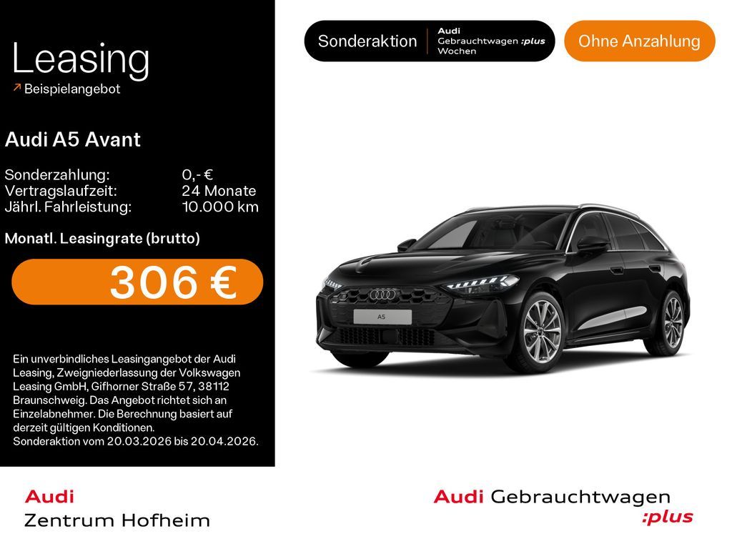 Audi A5 Avant 40 TDI S tro*LED+*Virtual*Navi+*Sportsi Leasing