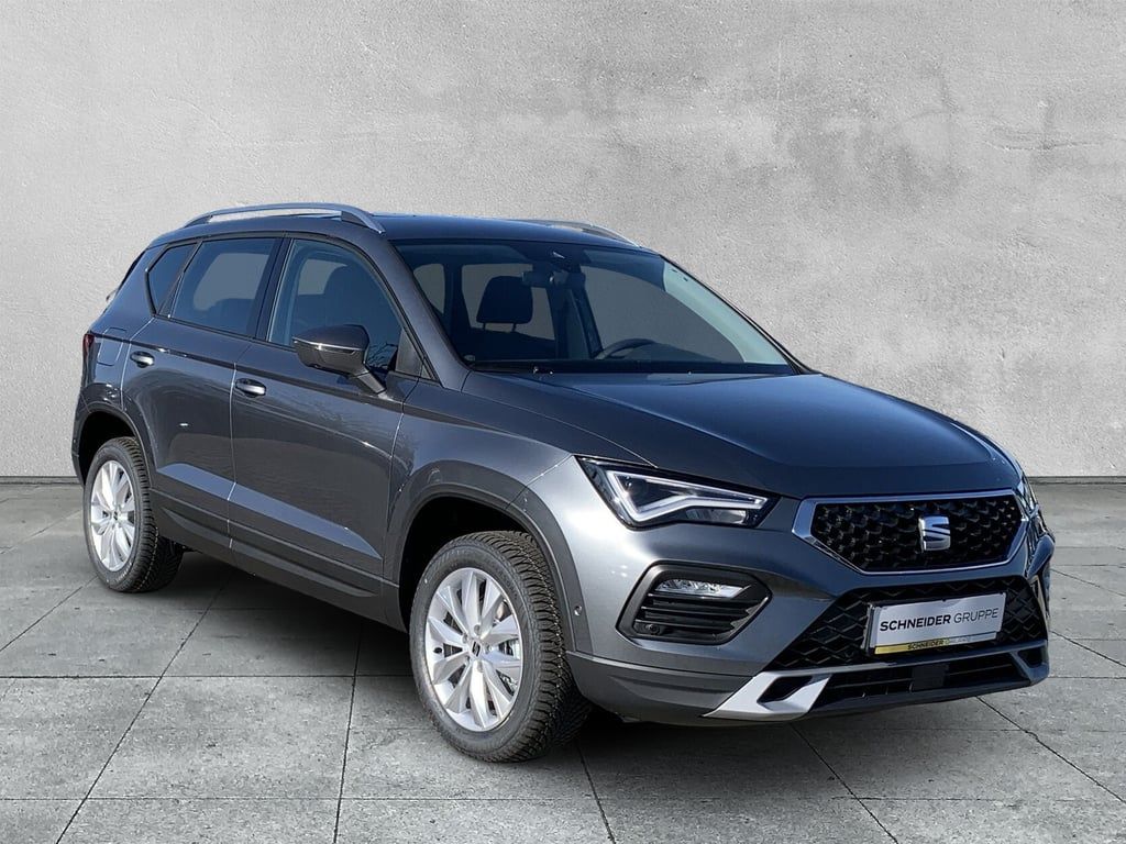 Seat Ateca Road Edition TSI 110 kW (150 PS) 7-Gang DSG ACC, Virtual Cockpit, schwenkbarer AHK, Winterpaket, Rückfahrkamera ,  Assistenzsystemen. Auto-Abo