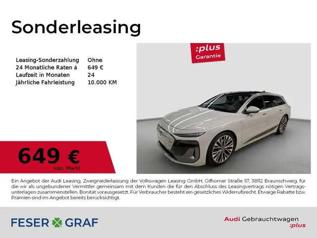 Audi A6 Avant e-tron 2x S line/Matrix/TechPro/AHK/Pan