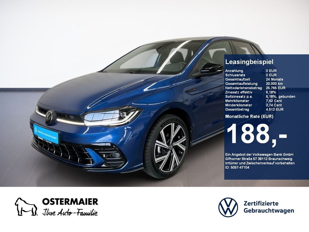 Volkswagen Polo R-LINE BLACK 1.0TSI 95PS DSG NP.39 NAVI.KAM Leasing