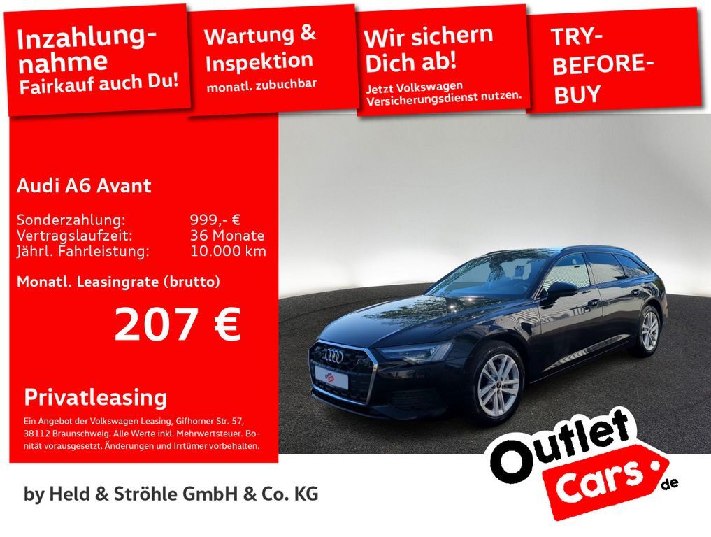 Audi A6 Avant 40TDI quattro 18 ACC LED NAV+ LED R-KAM Leasing