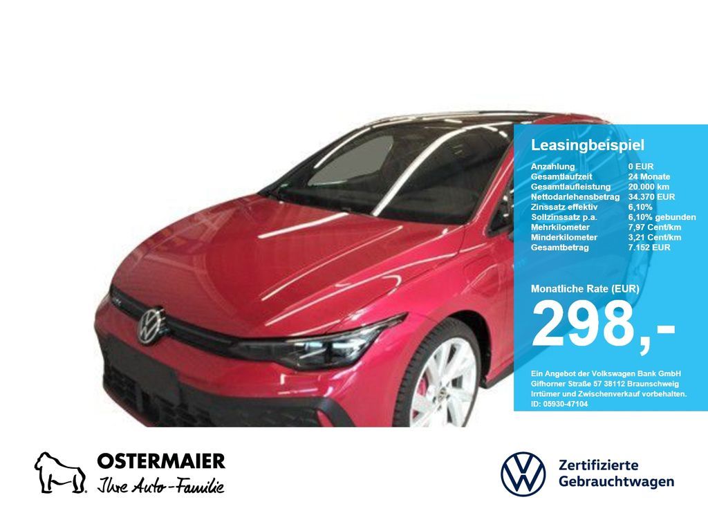Volkswagen Golf VIII GTE BLACK 1.5TSI HYBRID 272PS NP.60T H Leasing