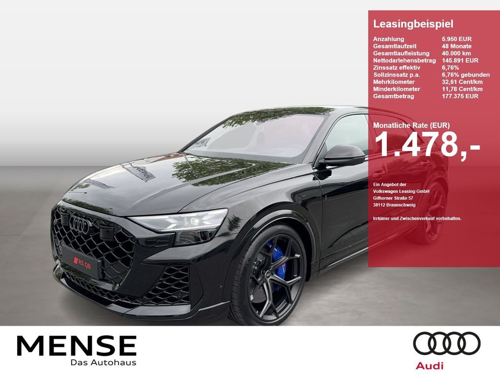 Audi RS Q8 SUV performance 471 kW tiptronic 305km/h Leasing