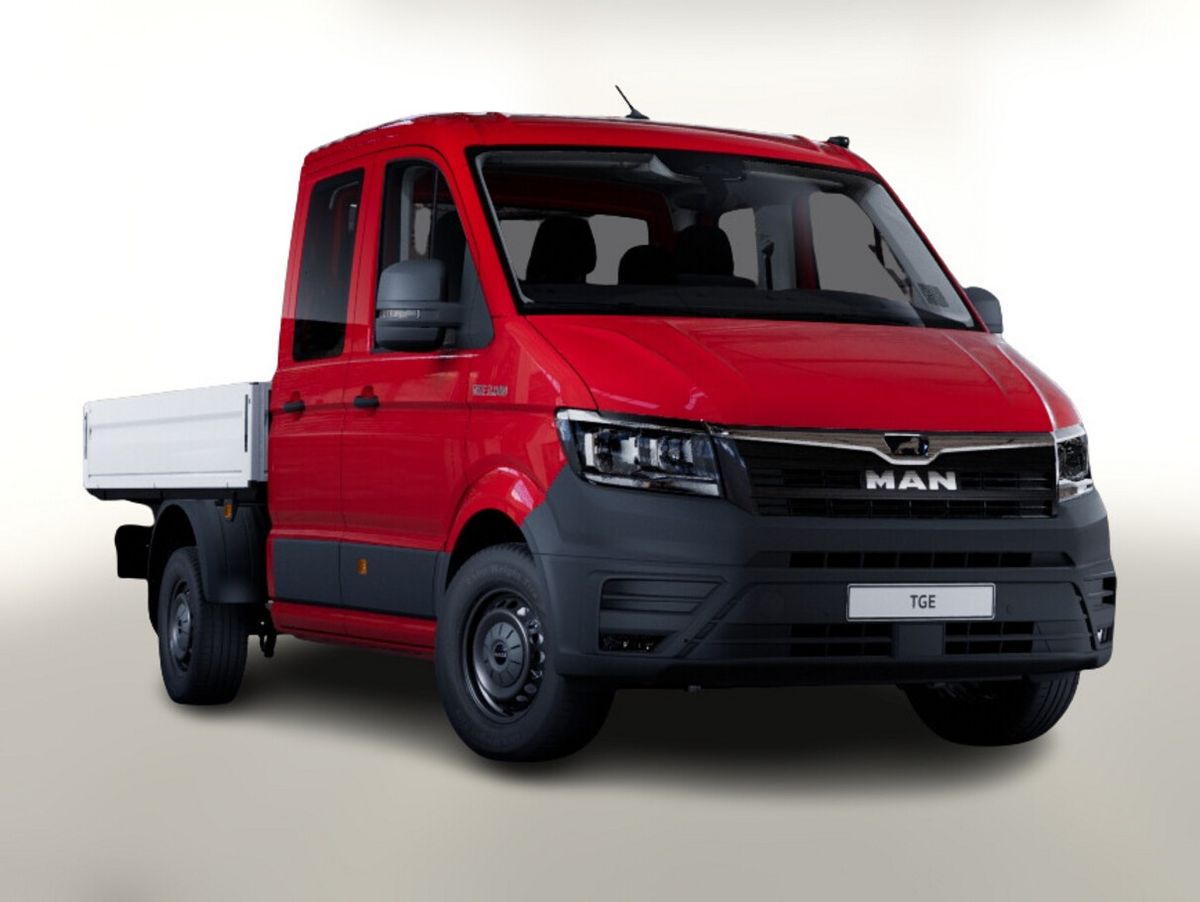 MAN TGE Pritsche DoKa 2.0 TDI 177 Aut. Temp PDC Gewerbeleasing Leasing