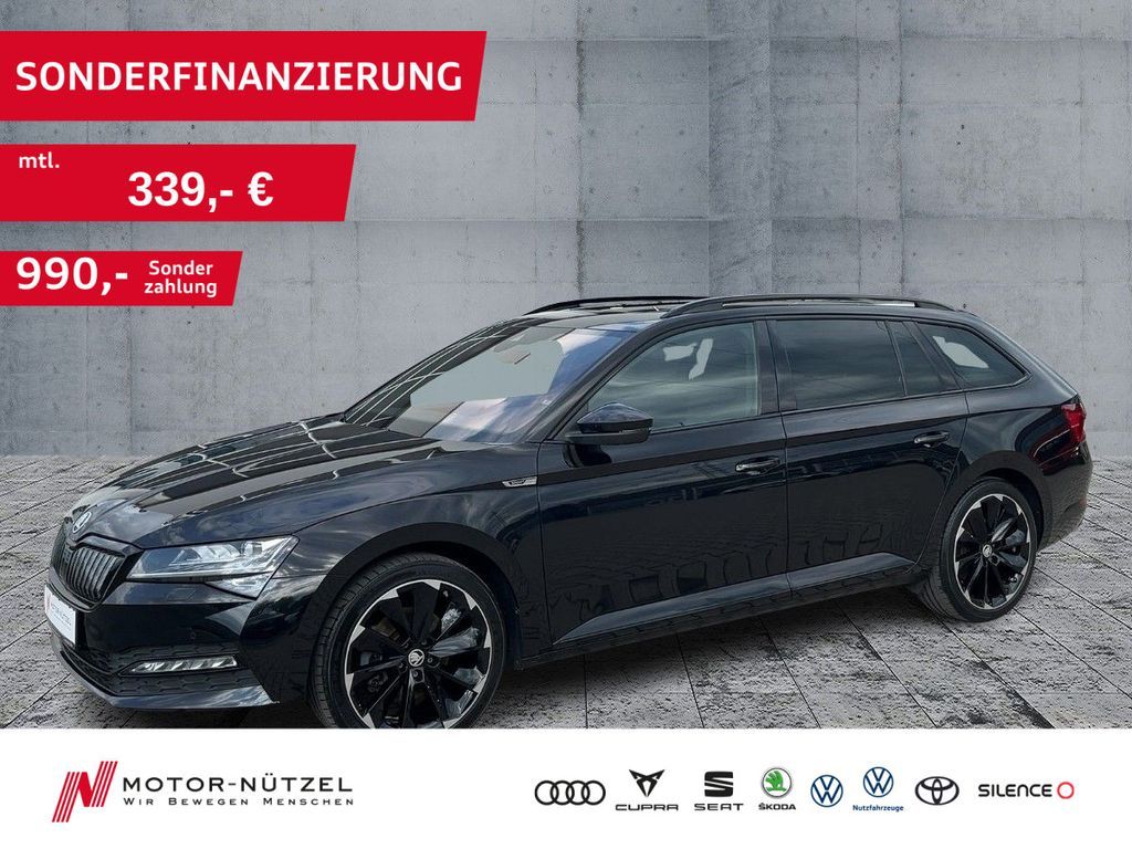 Skoda Superb Combi iV SPORTLINE MATRIX+AHK+PANO+360° Leasing