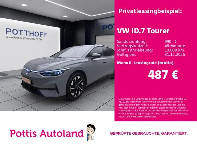 Volkswagen ID.7 Tourer PRO NAVI AHK KAMERA SITZHZG PDC