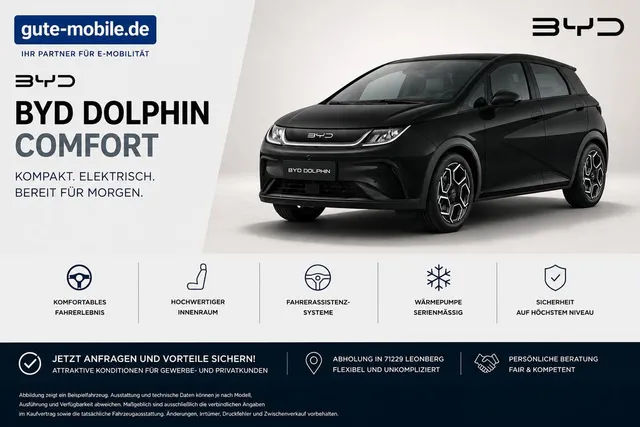 BYD Dolphin Comfort | ab ca. November verfügbar