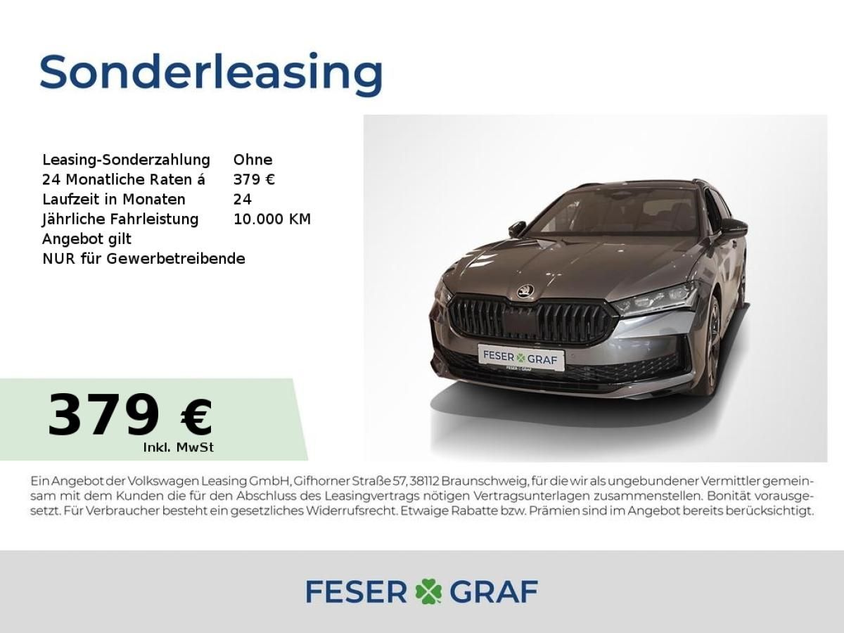 Skoda Superb Sportline 2,0 TDI DSG 4x4- AHK,NAVI,SHZ Leasing