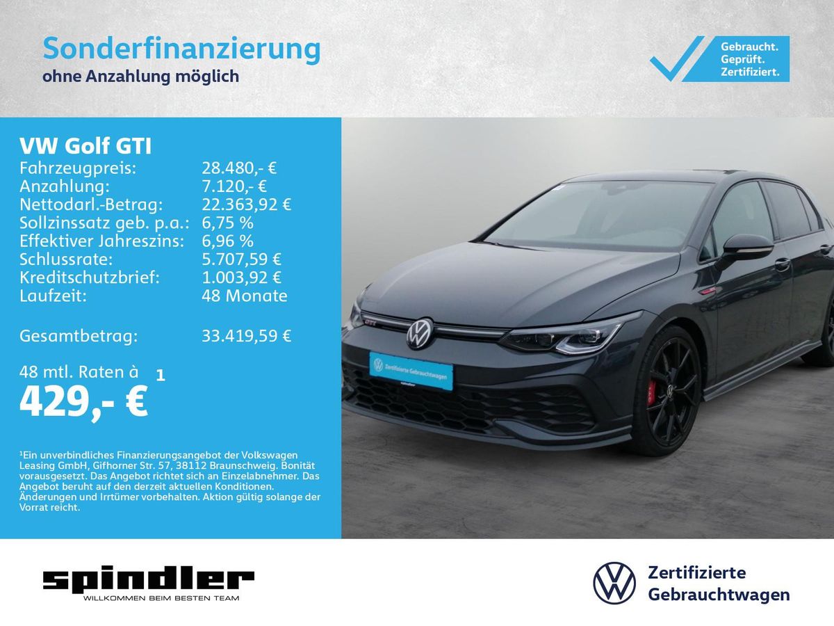 Volkswagen Golf GTI Clubsport VIII 2.0TSI DSG BlackStyle Leasing