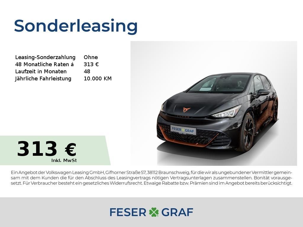 Cupra Born 150kW (204PS) 58kWh Navi/ACC/Kamera/Kessy Leasing