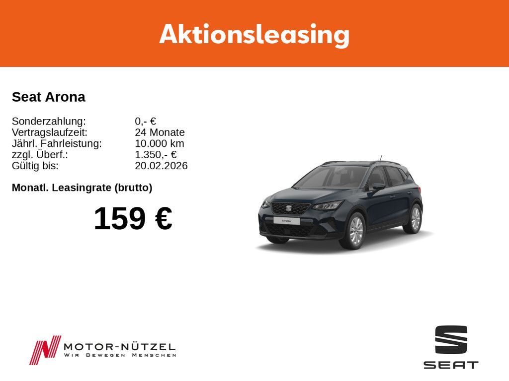 Seat Arona  Road Edition 1.0 TSI Style Leasing