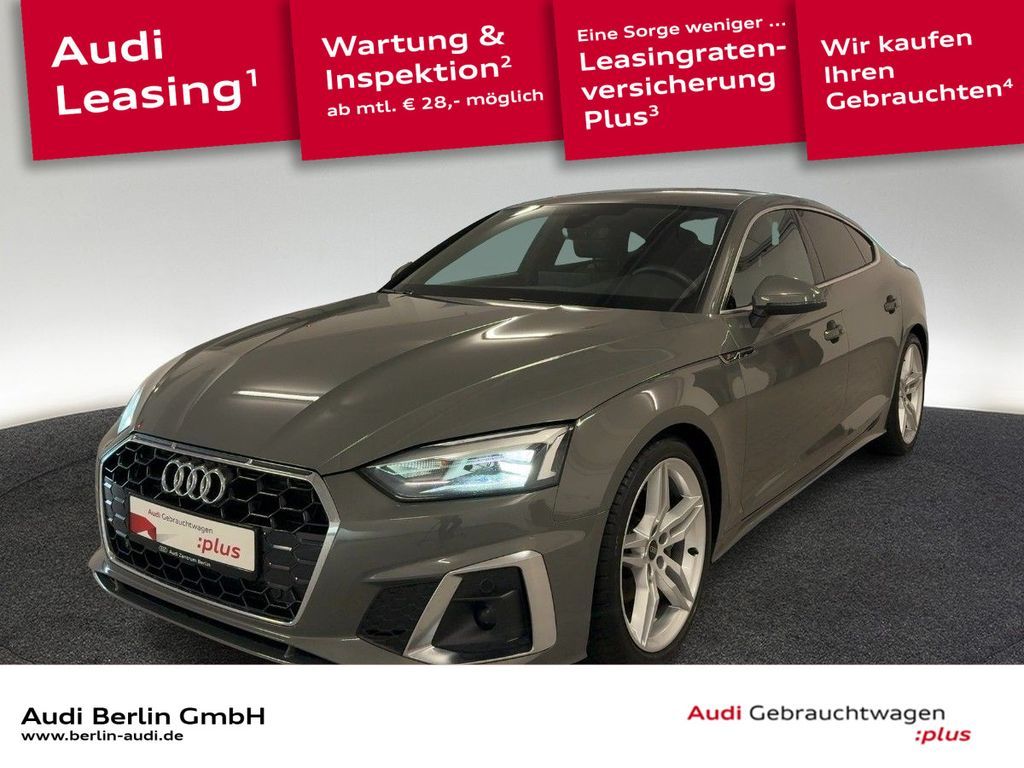 Audi A5 Sportback S line 40 TDI S tr. LED RFK NAVI Leasing