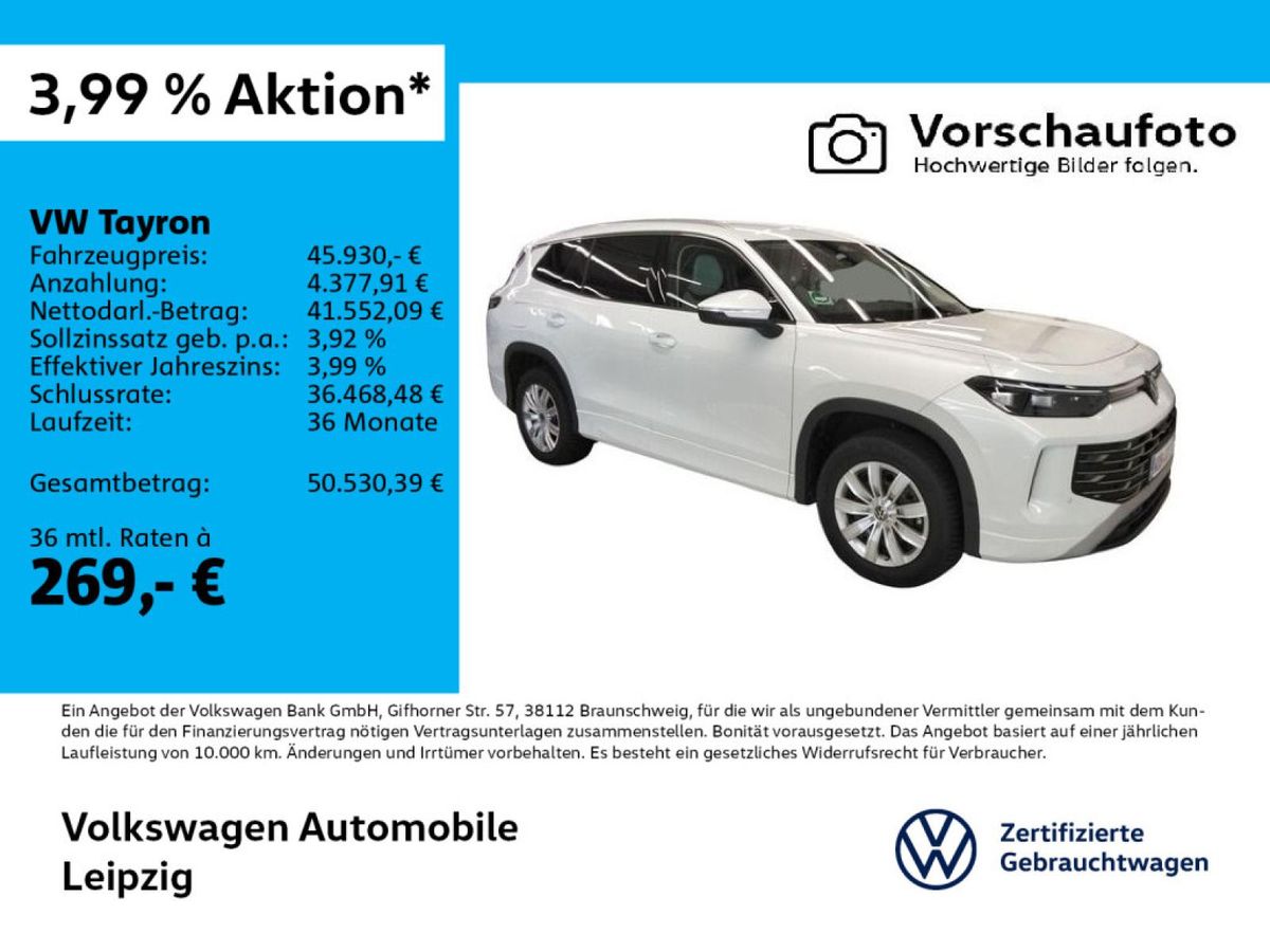 Volkswagen Tayron 1.5 TSI eHybrid Elegance*AHK*ACC*DCC*360° Leasing