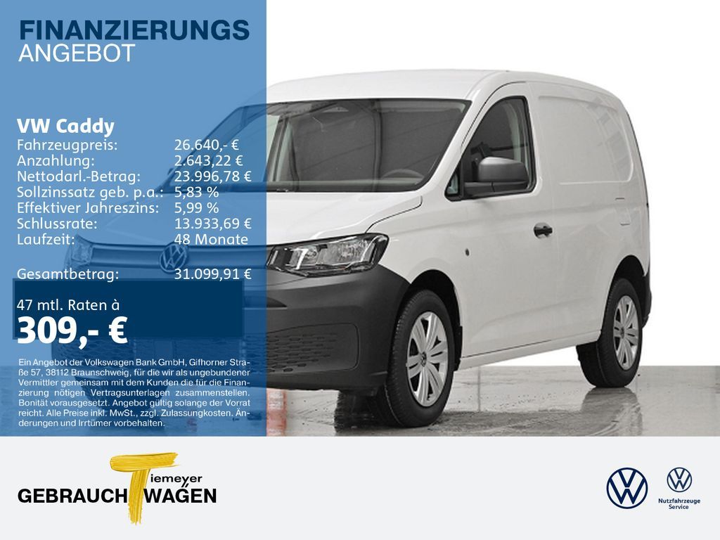 Volkswagen Caddy Cargo 2.0 TDI AHK GJR Leasing