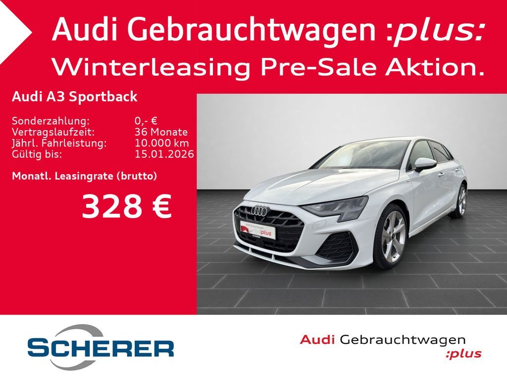 Audi A3 Sportback S line 35 TFSI S tronic NAVI SONOS Leasing