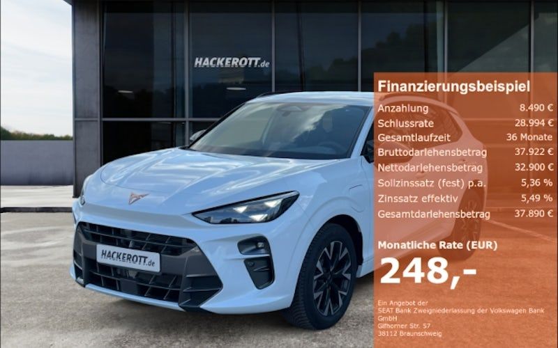 Cupra Terramar 1.5 E-Hybrid 150kW DSG 5dr Auto kaufen