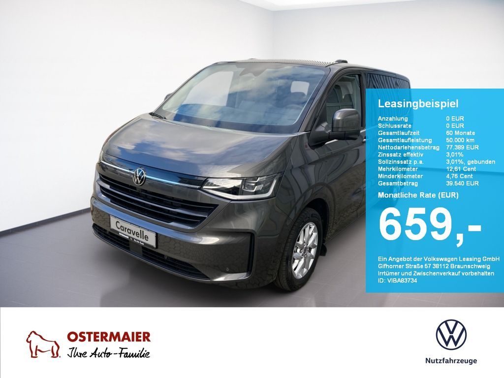 Volkswagen T7 Caravelle Style 2.0 TDI Aut. 8-S.,AHK,PANO,NA Leasing