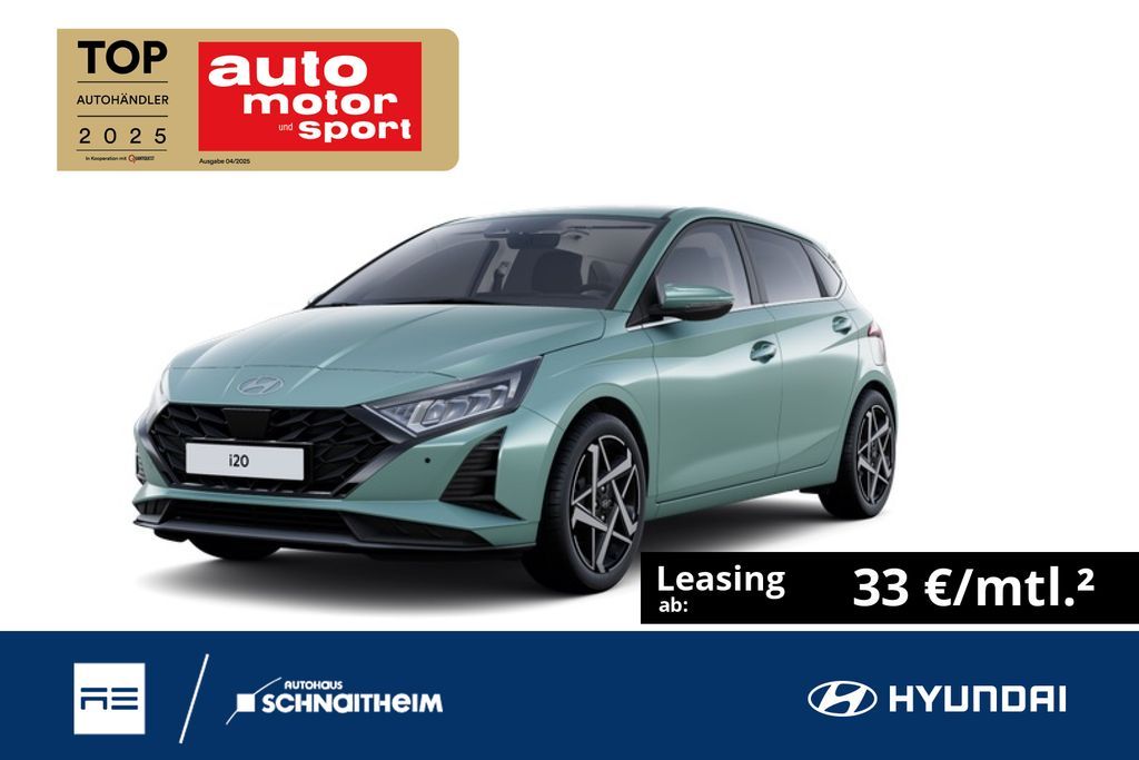 Hyundai i20 FL MY26 Prime 1.0 T-GDI 90 PS 6-MT 2WD Dachl Leasing
