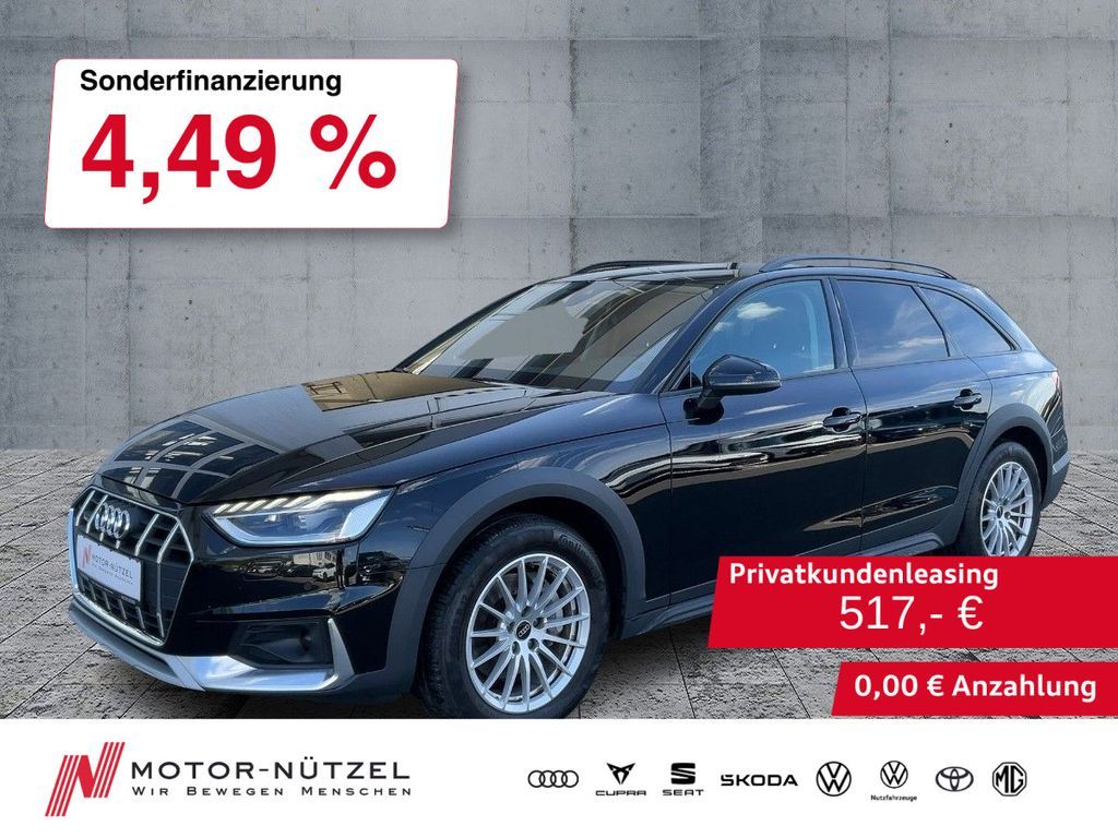 Audi A4 allroad QU 40 TDI S-TR LED+NAVI+RFK+GRA+AHK Leasing