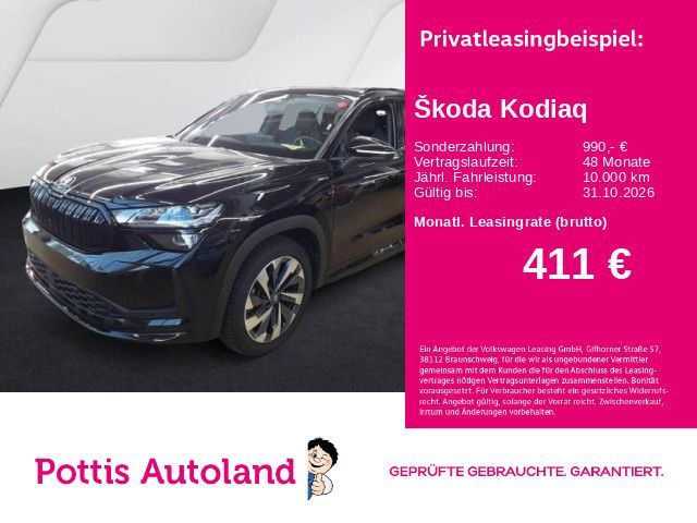 Skoda Kodiaq 2.0 TDI DSG 4x4 SPORTLINE STDHZG PANO AHK Leasing