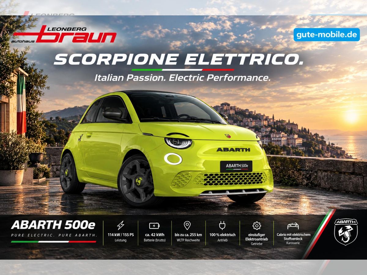Abarth 500 Elektro Cabrio 42 kWh 