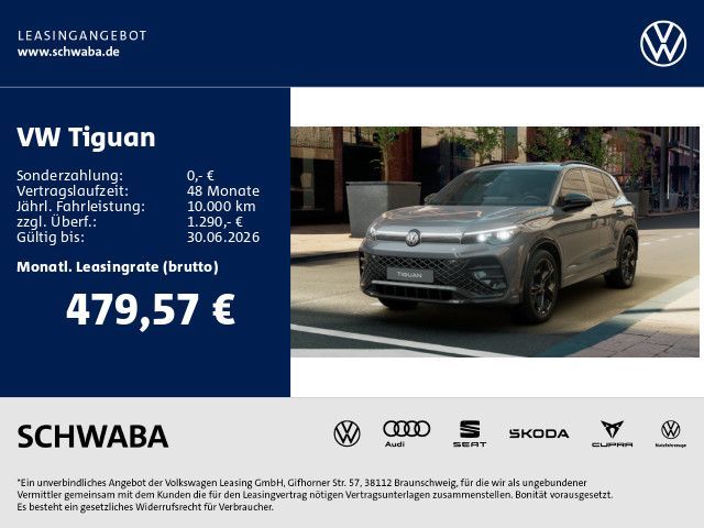 Volkswagen Tiguan R-Line 2,0 l TDI SCR 4M DSG *MATRIX*AHK* Leasing