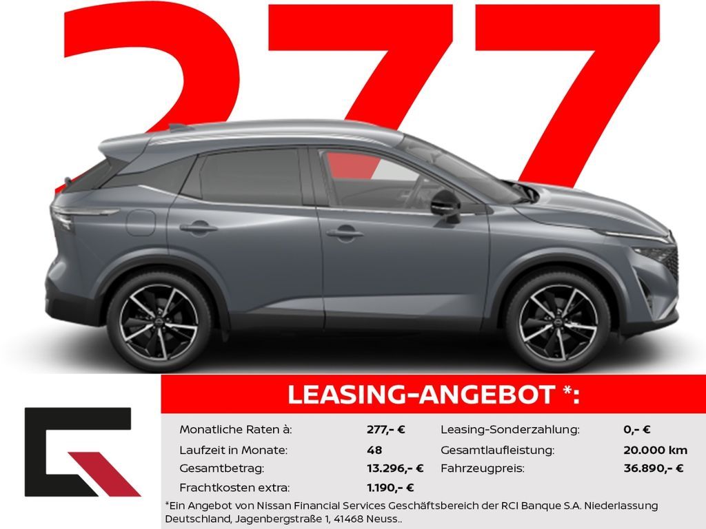 Nissan Qashqai N-WAY 205PS Automatik Winter/HUD/AVM/Nav Leasing