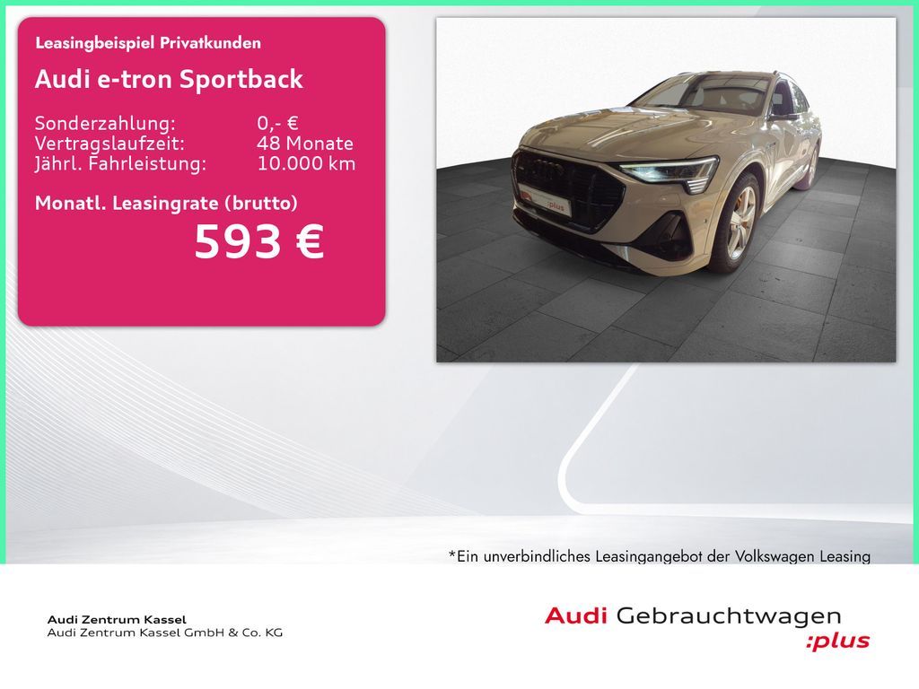 Audi e-tron Sportback 55 qu. S line Matrix  B&O AHK Leasing
