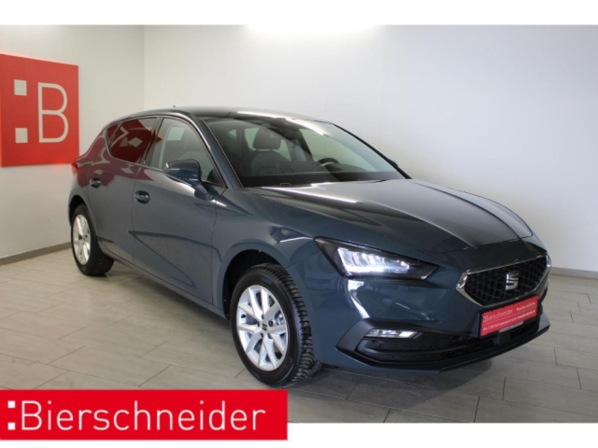 Seat Leon 1.5 eTSI DSG Road Edition 16 NAVI KAMERA ACC GANZJAHRESREIFEN🔥 Leasing