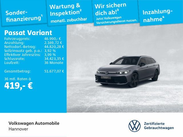 Volkswagen Passat Variant 1.5 TSI eHybrid R-Line DSG Navi A Leasing