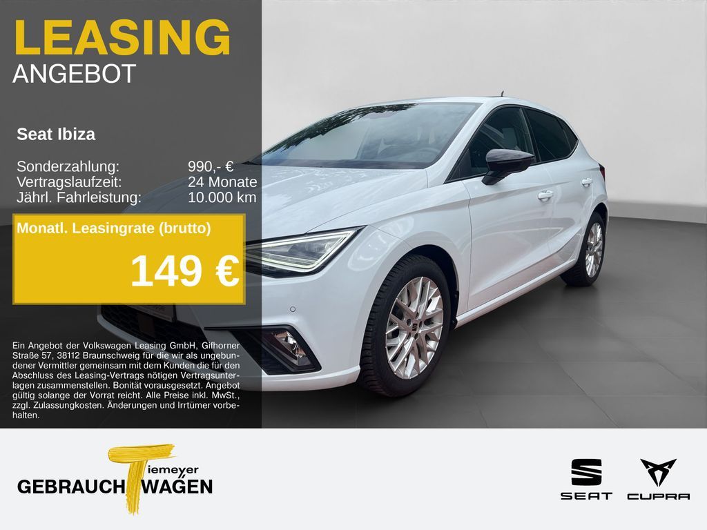 Seat Ibiza 1.5 TSI DSG FR NAVI ACC SITZHZ GJR Leasing