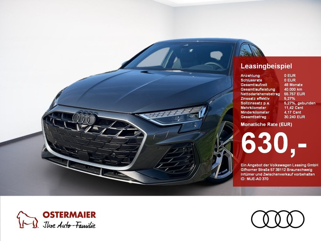 Audi S3 Sportback 2.0TFSI 333PS quattro S tronic 5J-G Leasing