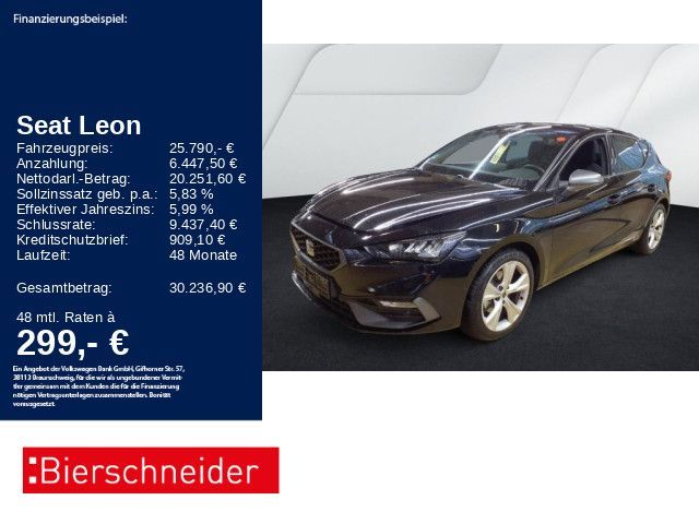 Seat Leon 1.5 eTSI DSG FR-Line 17 ACC NAVI CAM SHZ Leasing