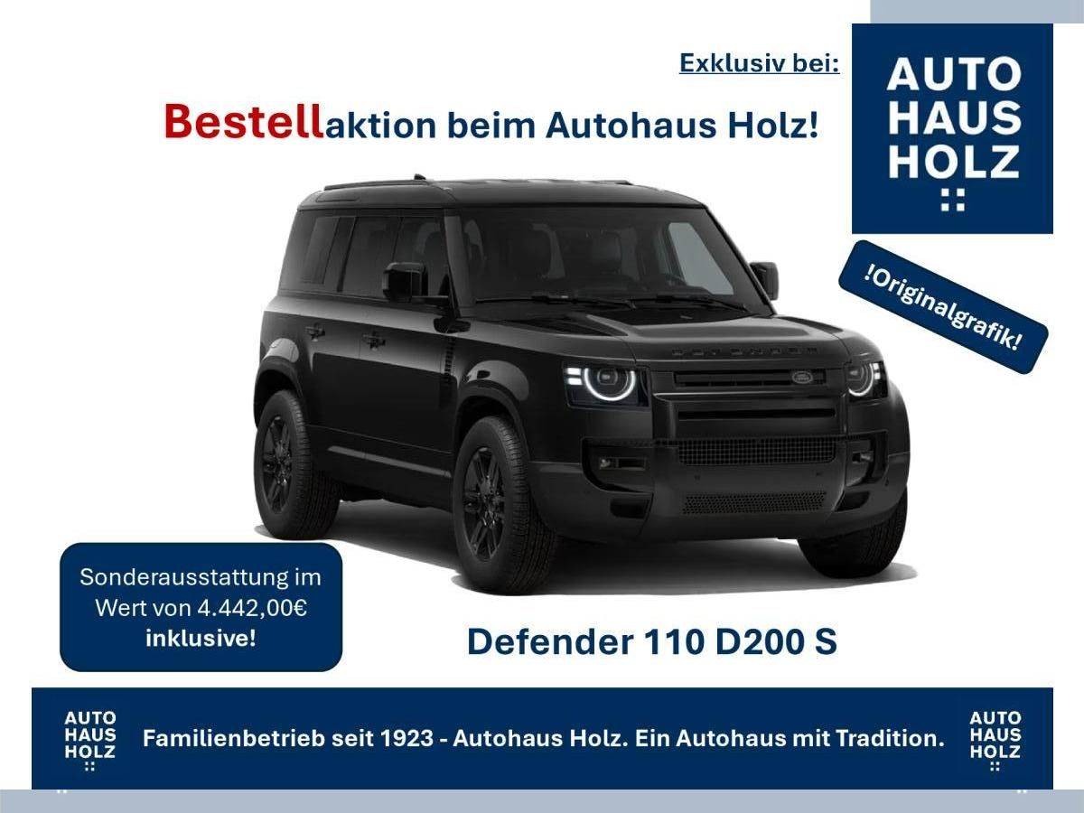 Land Rover Defender MY26 NEUWAGENAKTION 110er! 19ZOLL SCHWARZ - SCHWARZ PAKET - 360 KAMERA - SHZ - FAHRPAKET Leasing