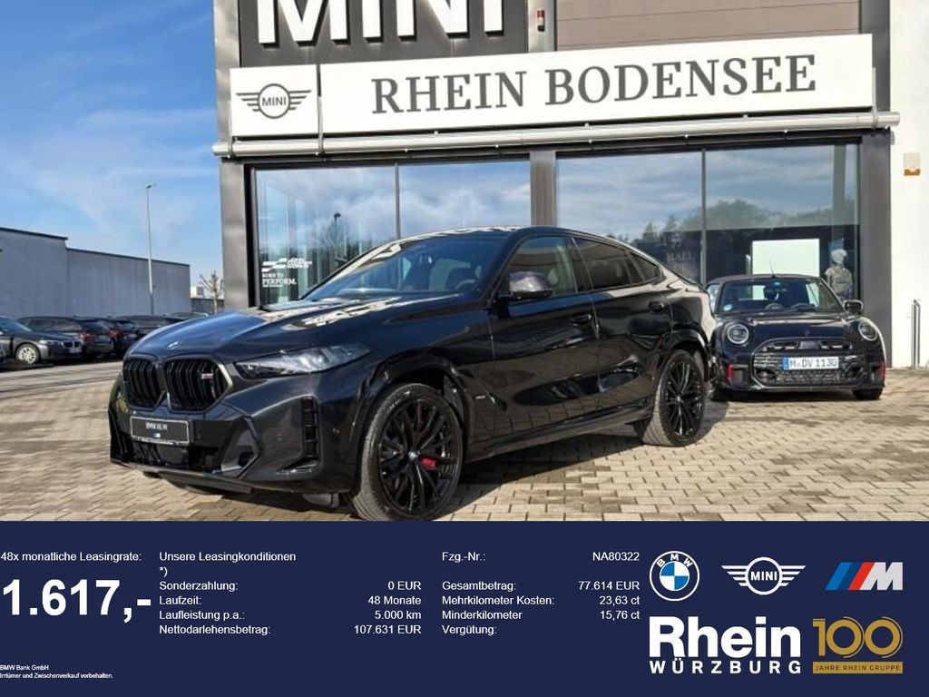 BMW X6 M60i xDrive *All Black* 8 Zylinder * Leasing
