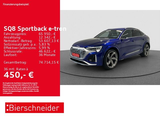 Audi SQ8 Sportback e-tron AHK PANO MATRIX HuD 360 Leasing