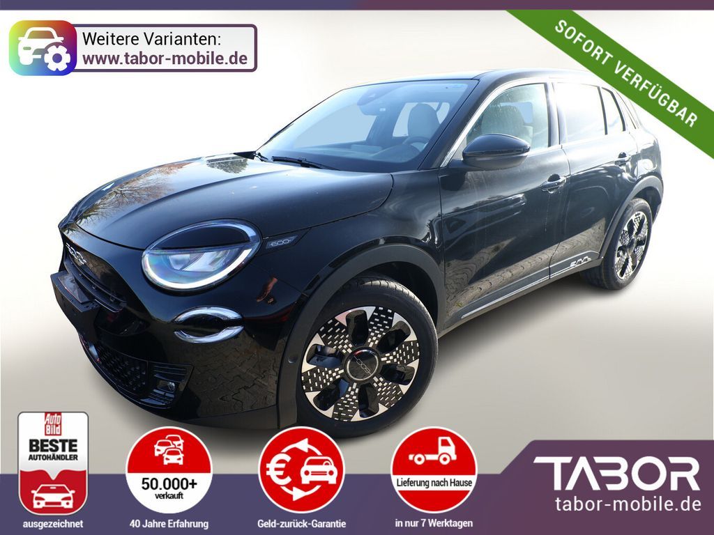 Fiat 600 Hybrid La Prima eHK ACC SHZ Keyl Massage BT Leasing