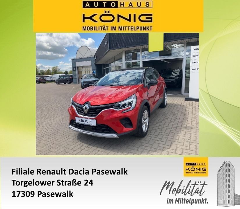 Renault Captur 1.0 TCe 90 EQUILIBRE KLIMA*NAVI*Tempomat Leasing