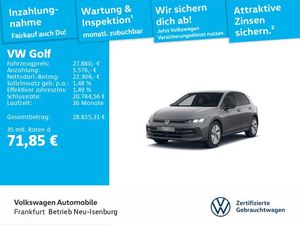 Volkswagen Golf VIII Goal 1.5 TSI eHybrid LED KAM DIGI APP