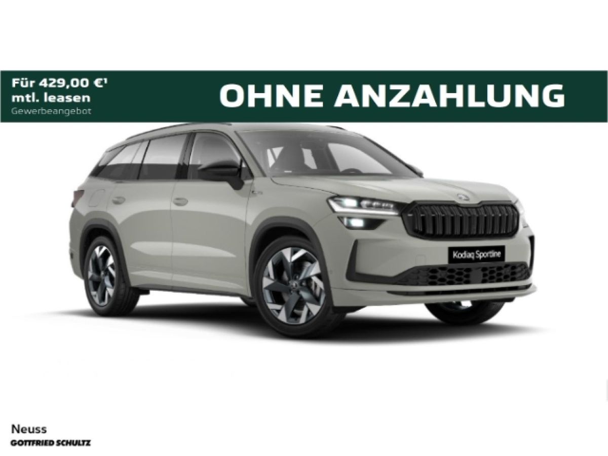 Skoda Kodiaq Sportline 2.0 TDI 4X4 DSG - In verschiedenen Farben erhältlich (Neuss) Leasing