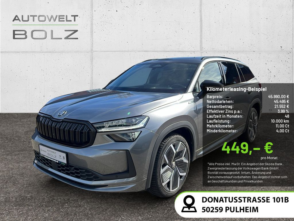 Skoda Kodiaq 2.0 TSI Sportline 4x4 7-SITZER NAVI PANO Leasing