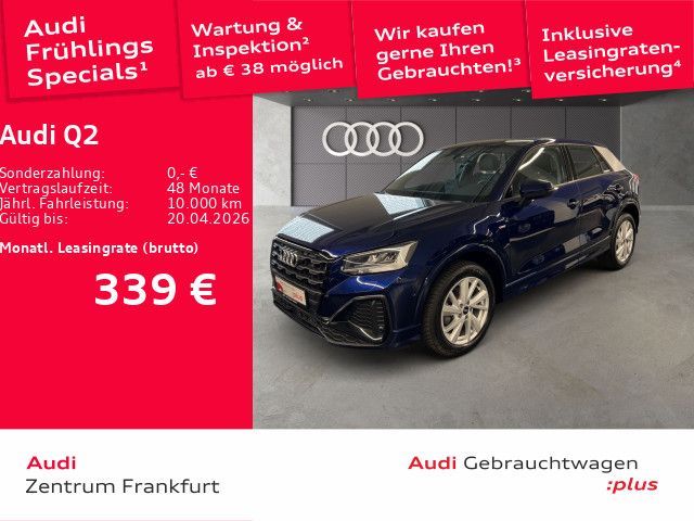 Audi Q2 35 TFSI S tronic S line LED Navi Tempomat DAB Leasing