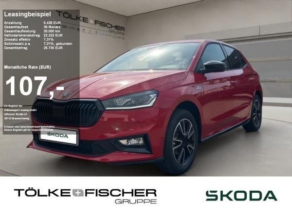 Skoda Fabia SOFORT VERFÜGBAR! Monte Carlo ACC Kamera KeyLess SHZ Leasing